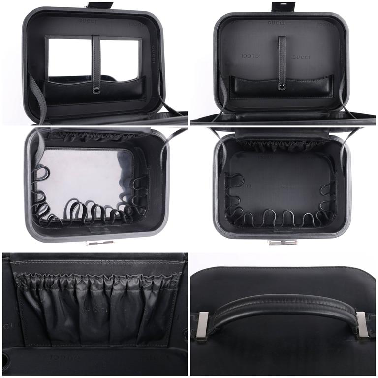 gucci cosmetic bag black