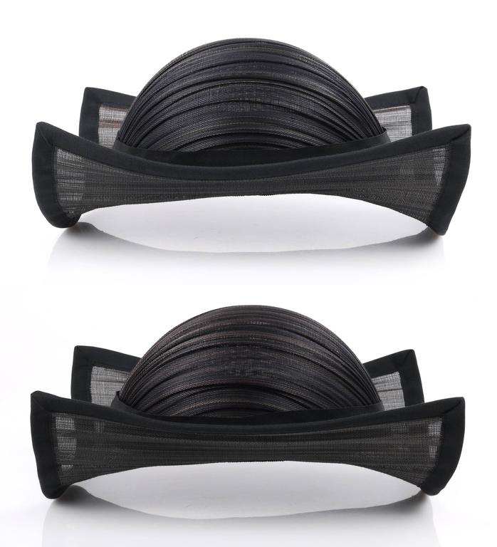 Couture KATE BISHOP Black Semi-sheer Grasscloth Square  display picture 3