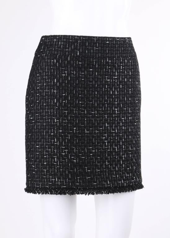 chanel logo skirt