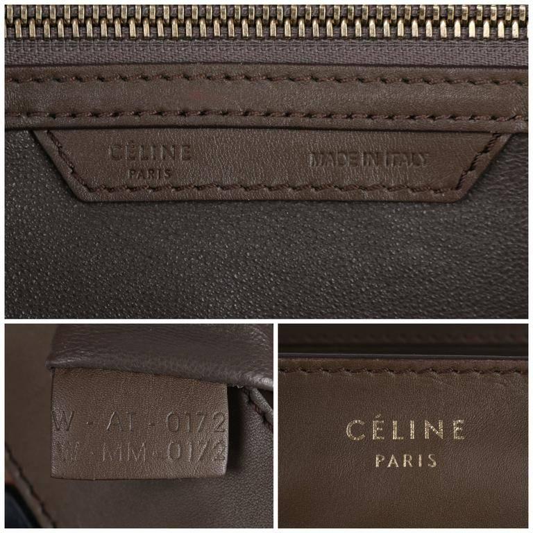 Black CELINE Tricolor 