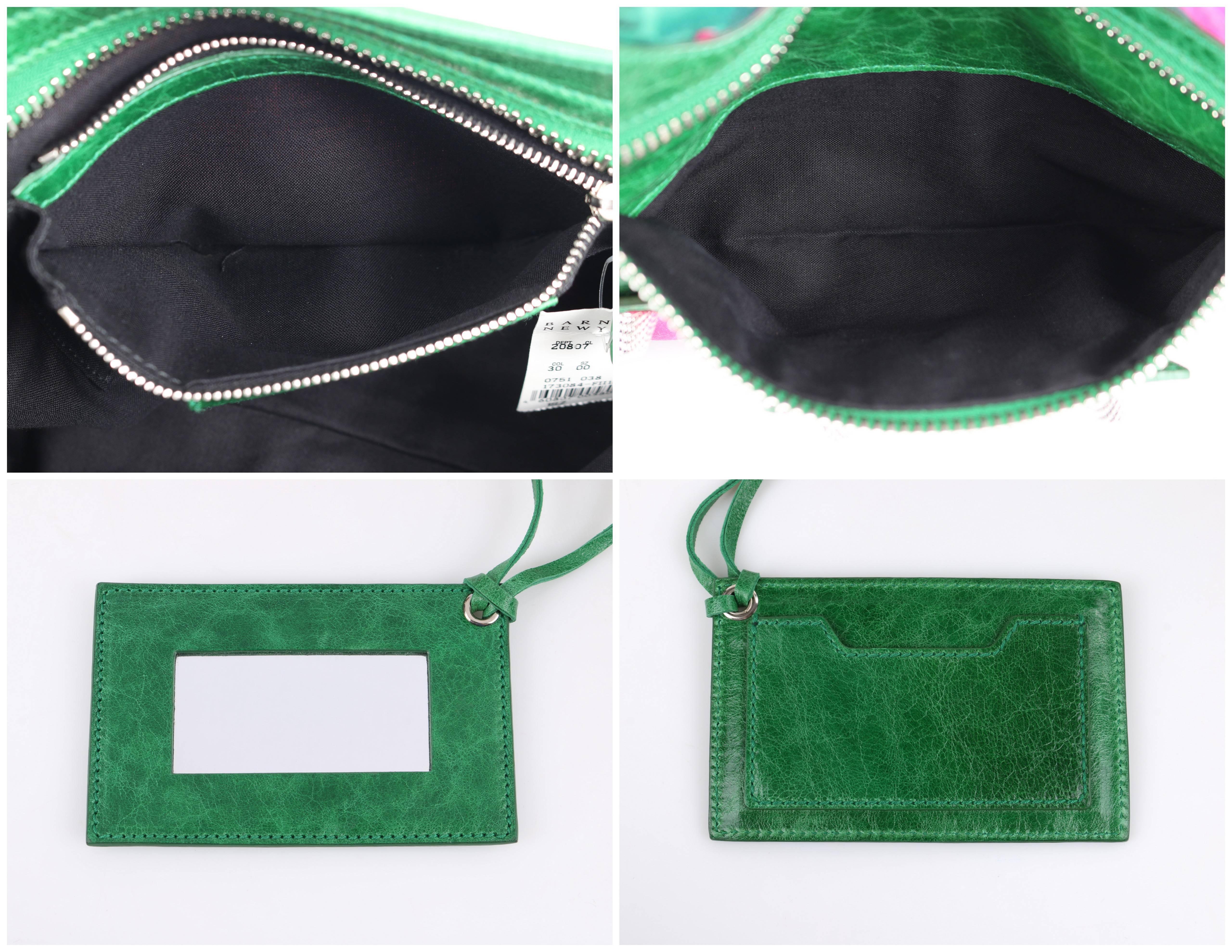 BALENCIAGA S/S 2008 Green Leather 