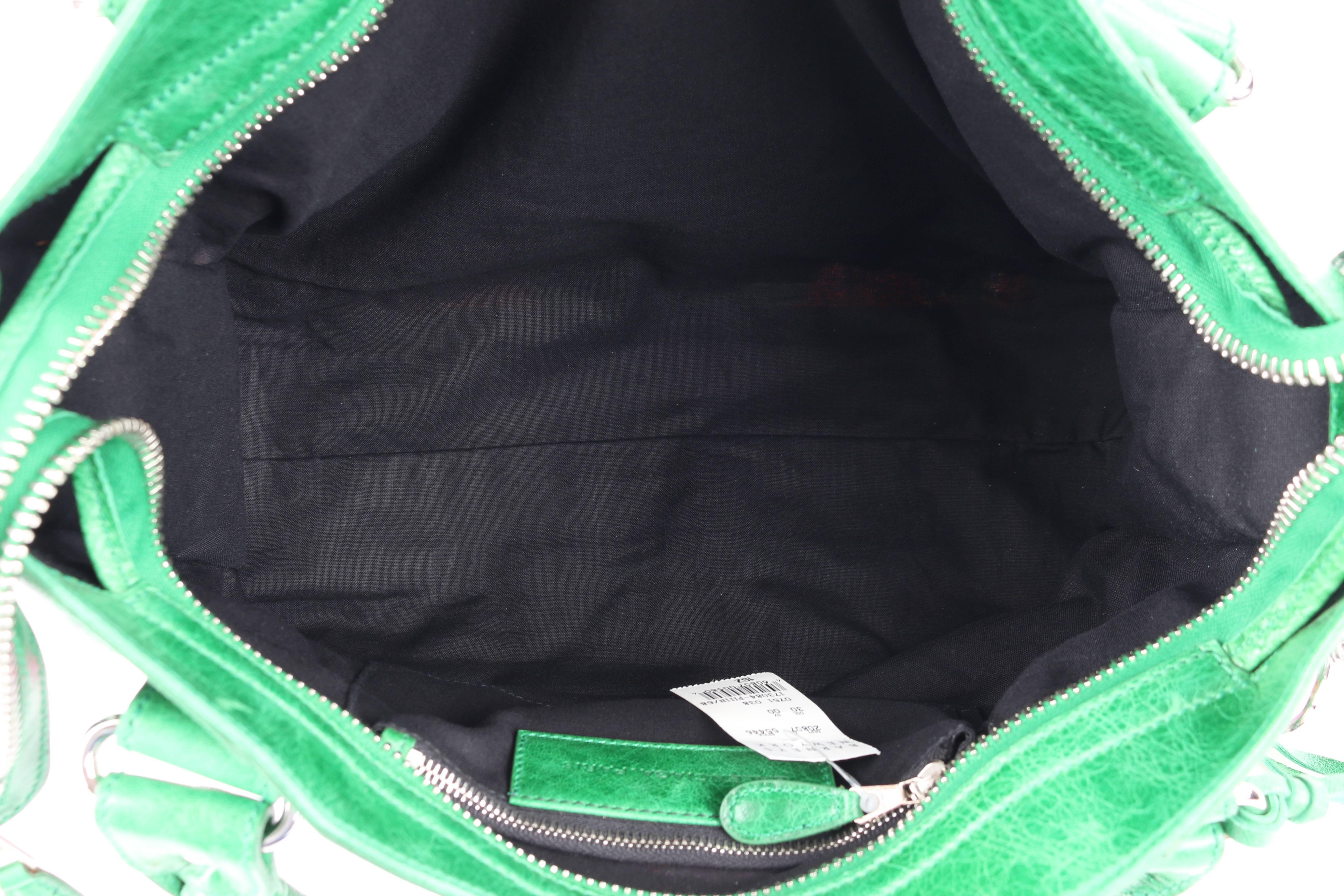 Women's BALENCIAGA S/S 2008 Green Leather 