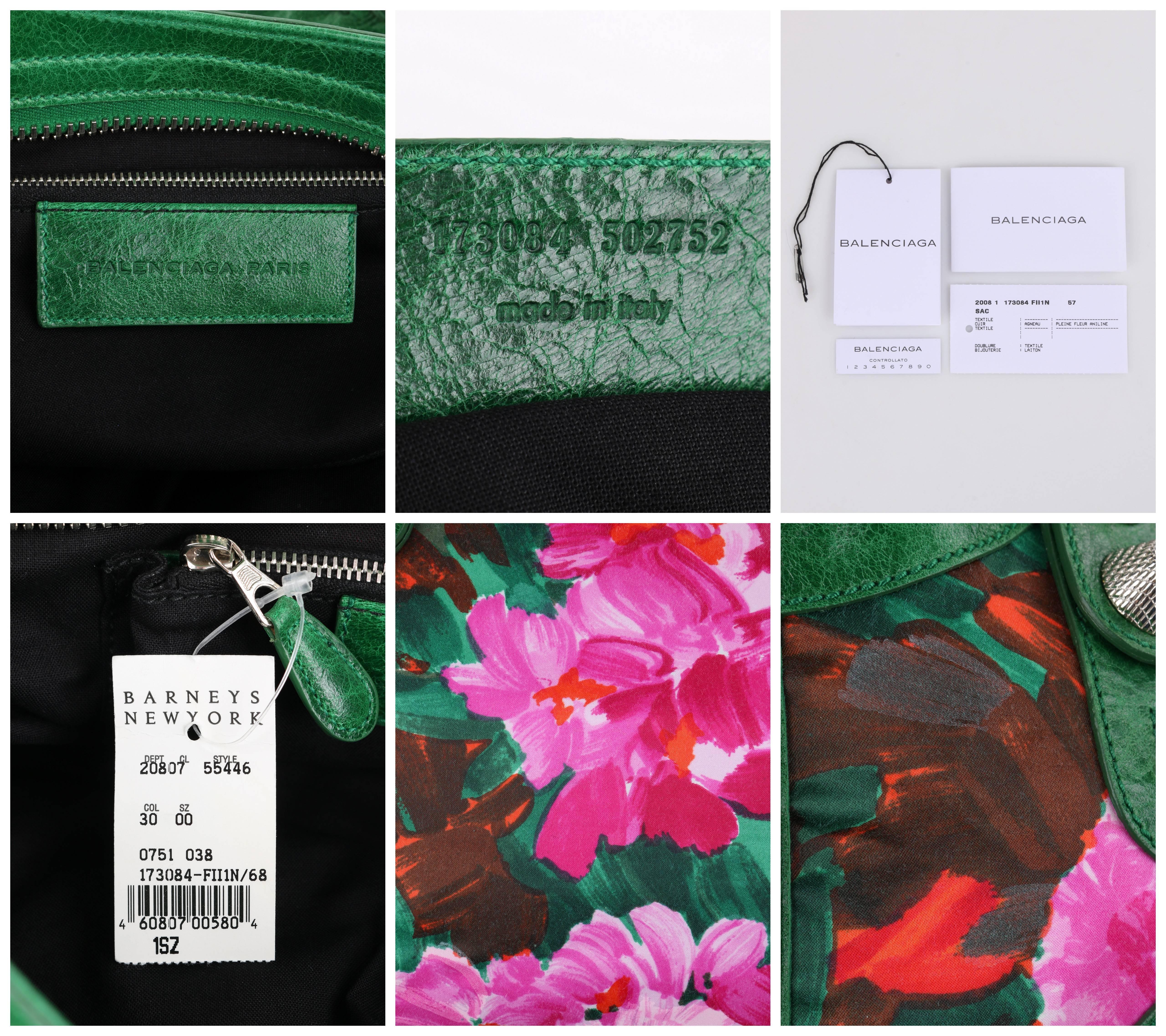 BALENCIAGA S/S 2008 Green Leather 