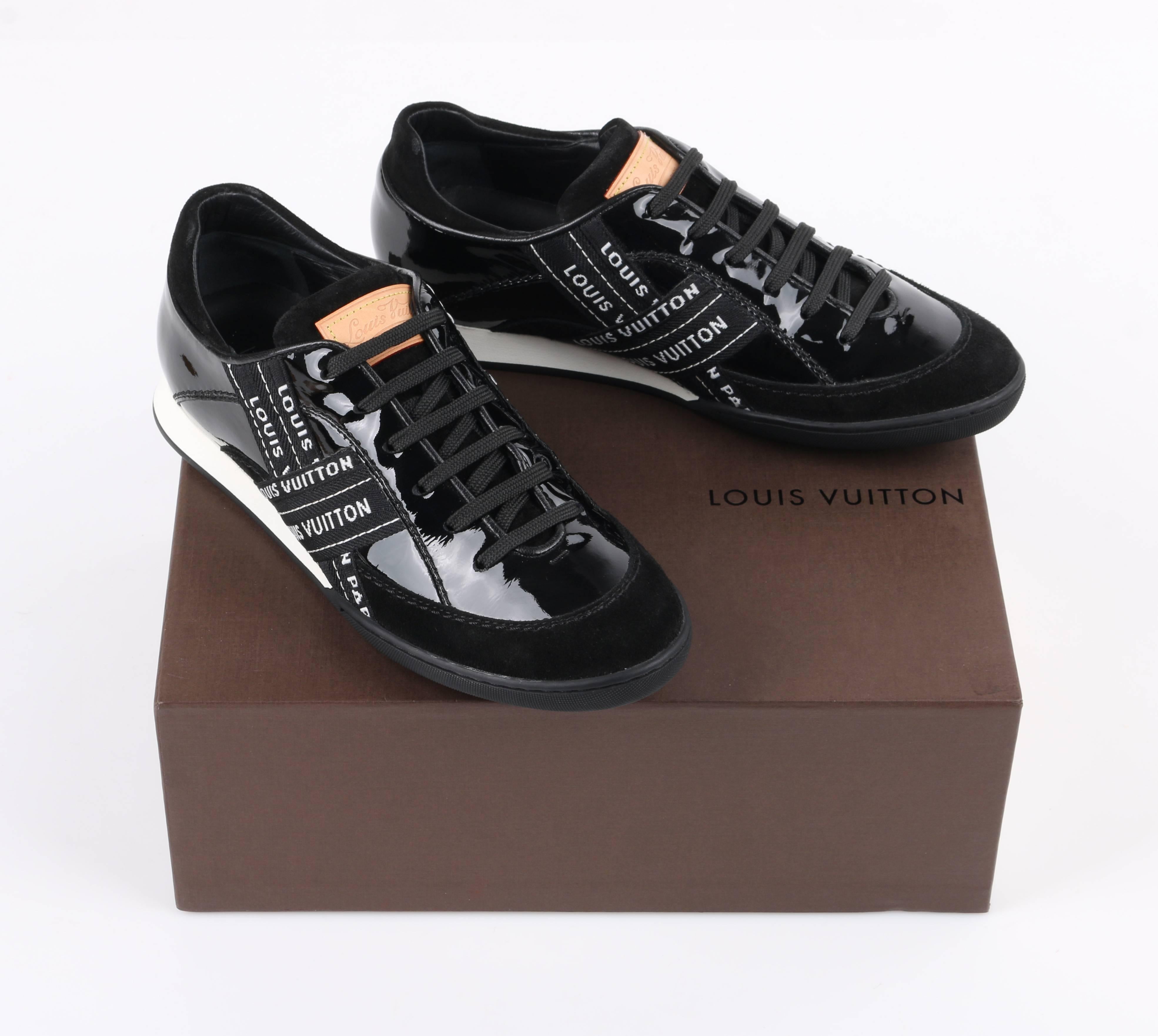 louis vuitton patent leather sneakers