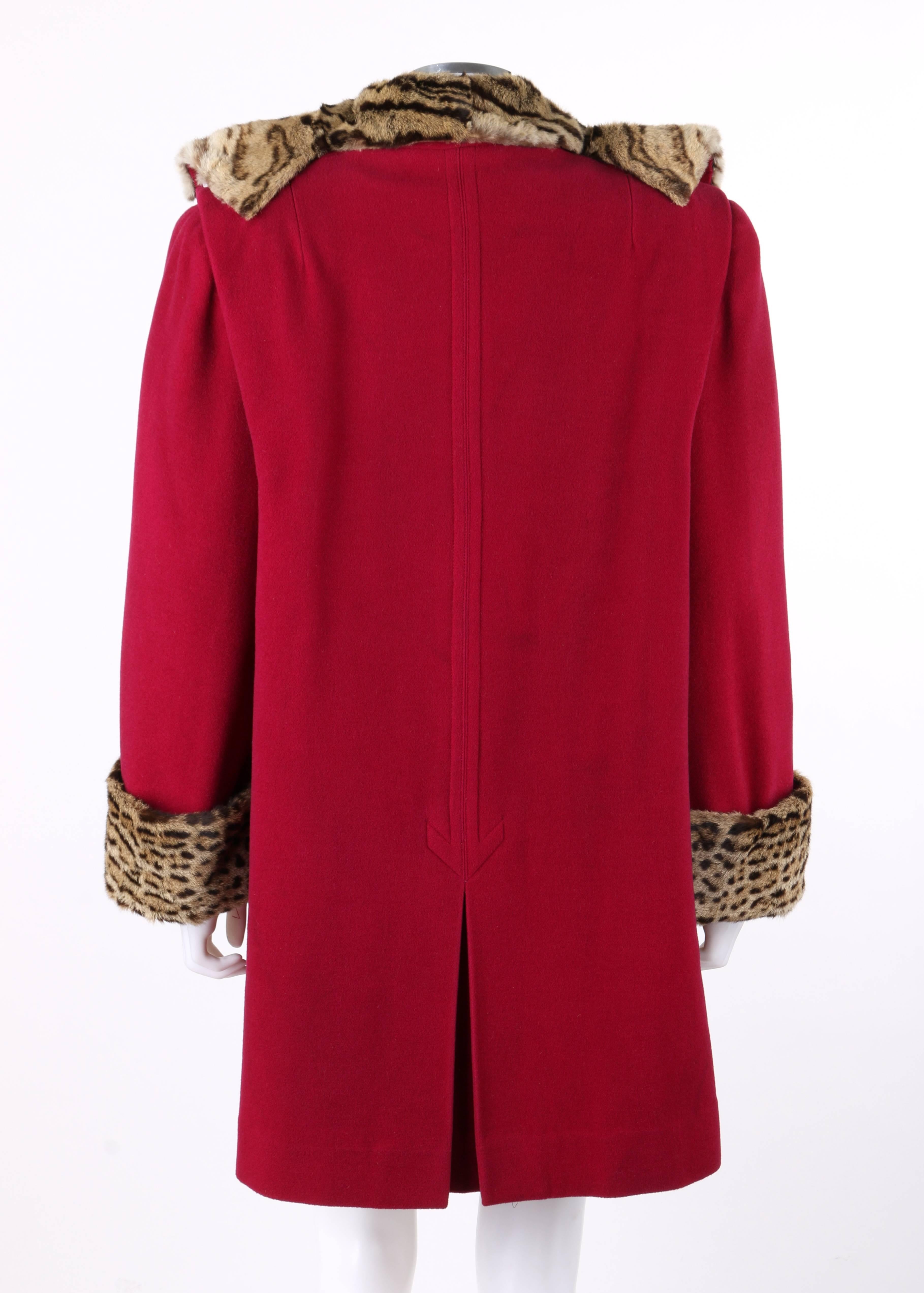 raspberry fur coat
