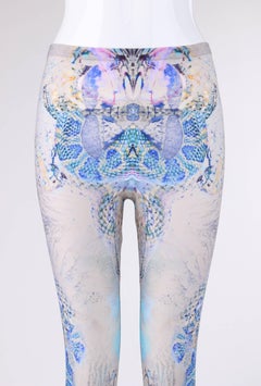 ALEXANDER McQUEEN S/S 2010 "Plato's Atlantis" Gray Jellyfish Print Leggings