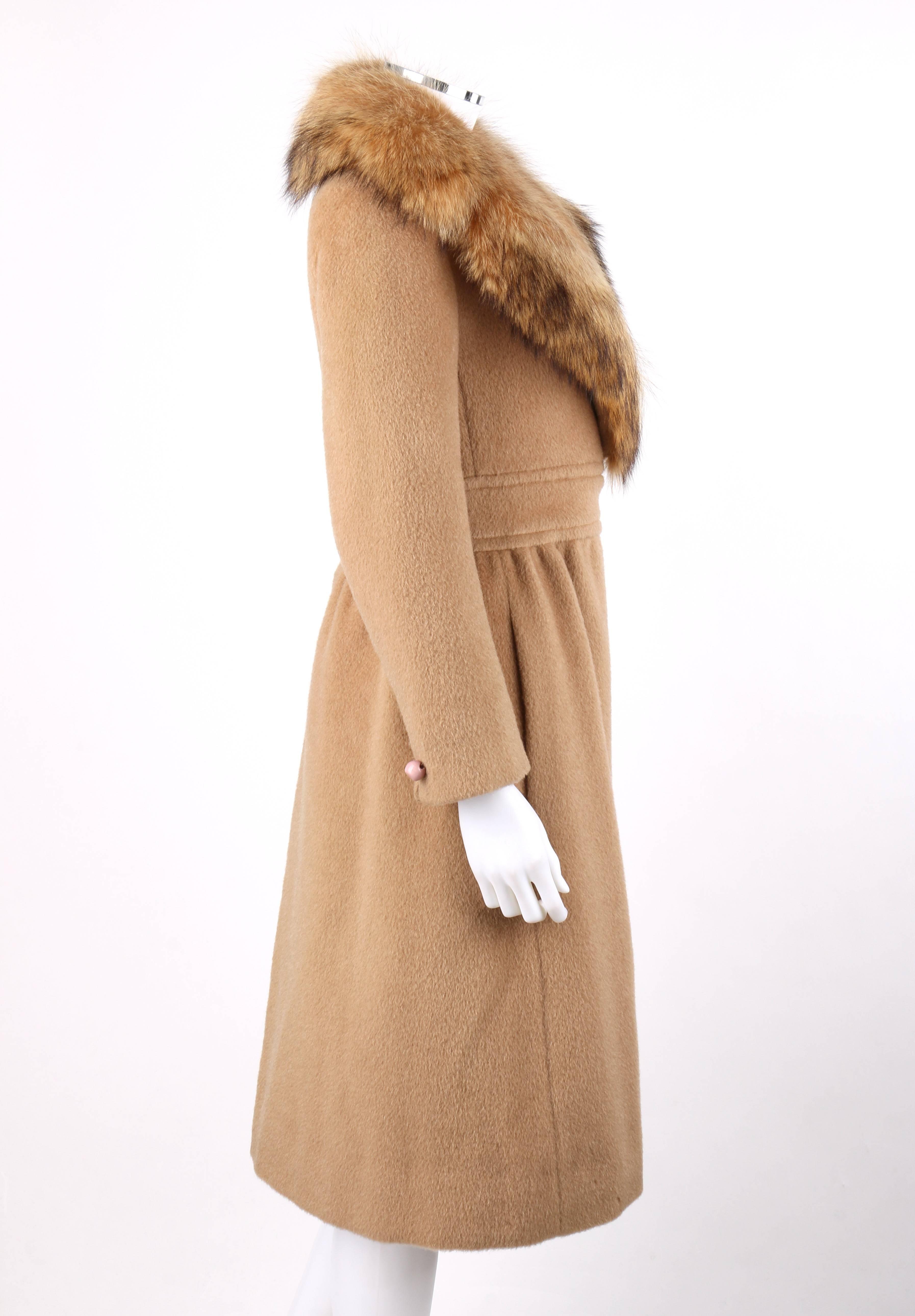 vintage coat with fur collar