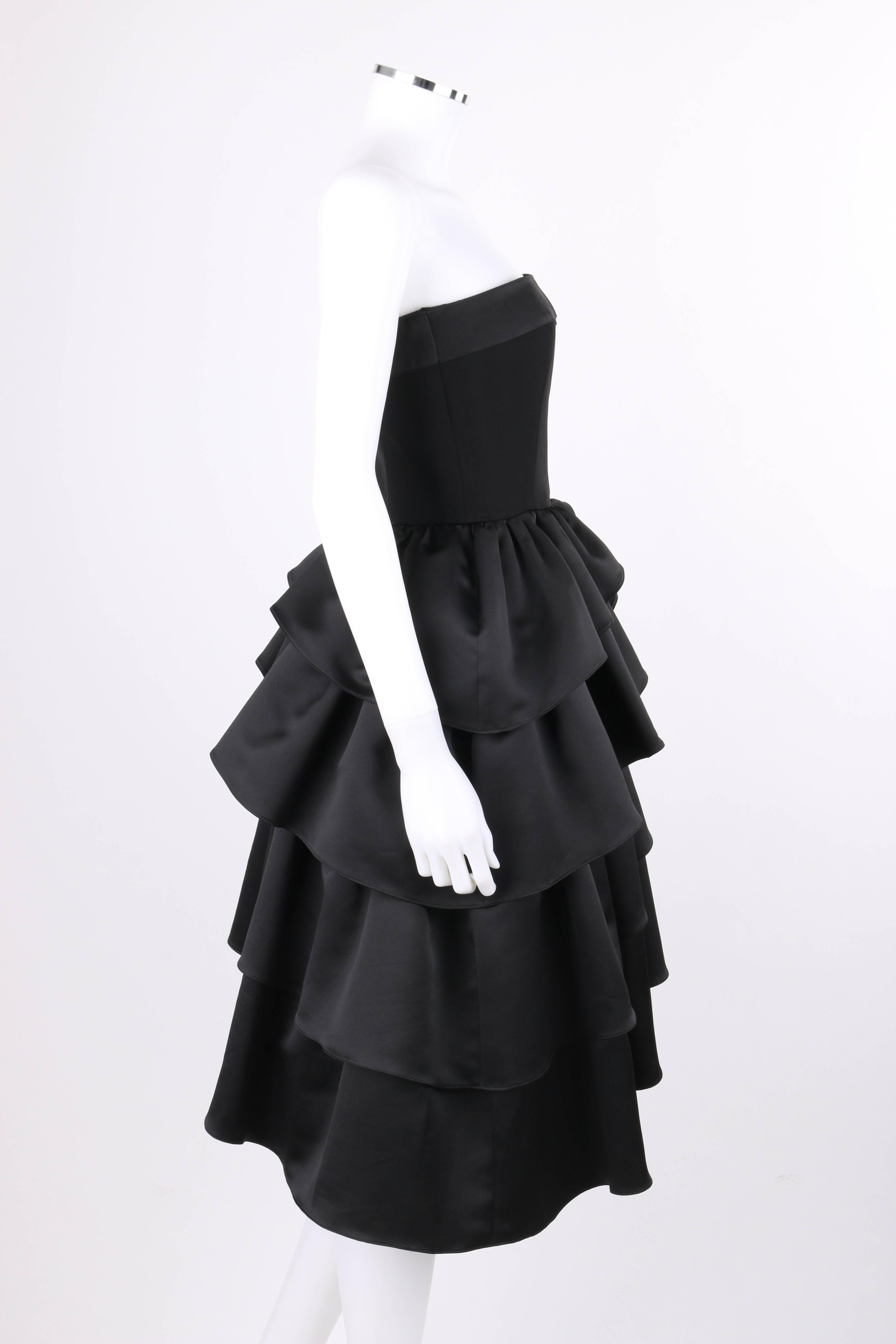 asymmetrical tiered dress