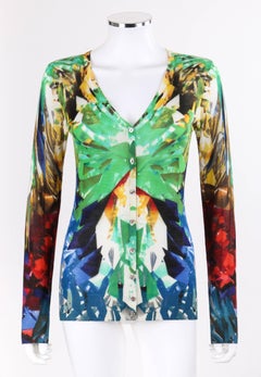 ALEXANDER McQUEEN S/S 2009 "Natural Dis-tinction" Crystal Kaleidoscope Cardigan