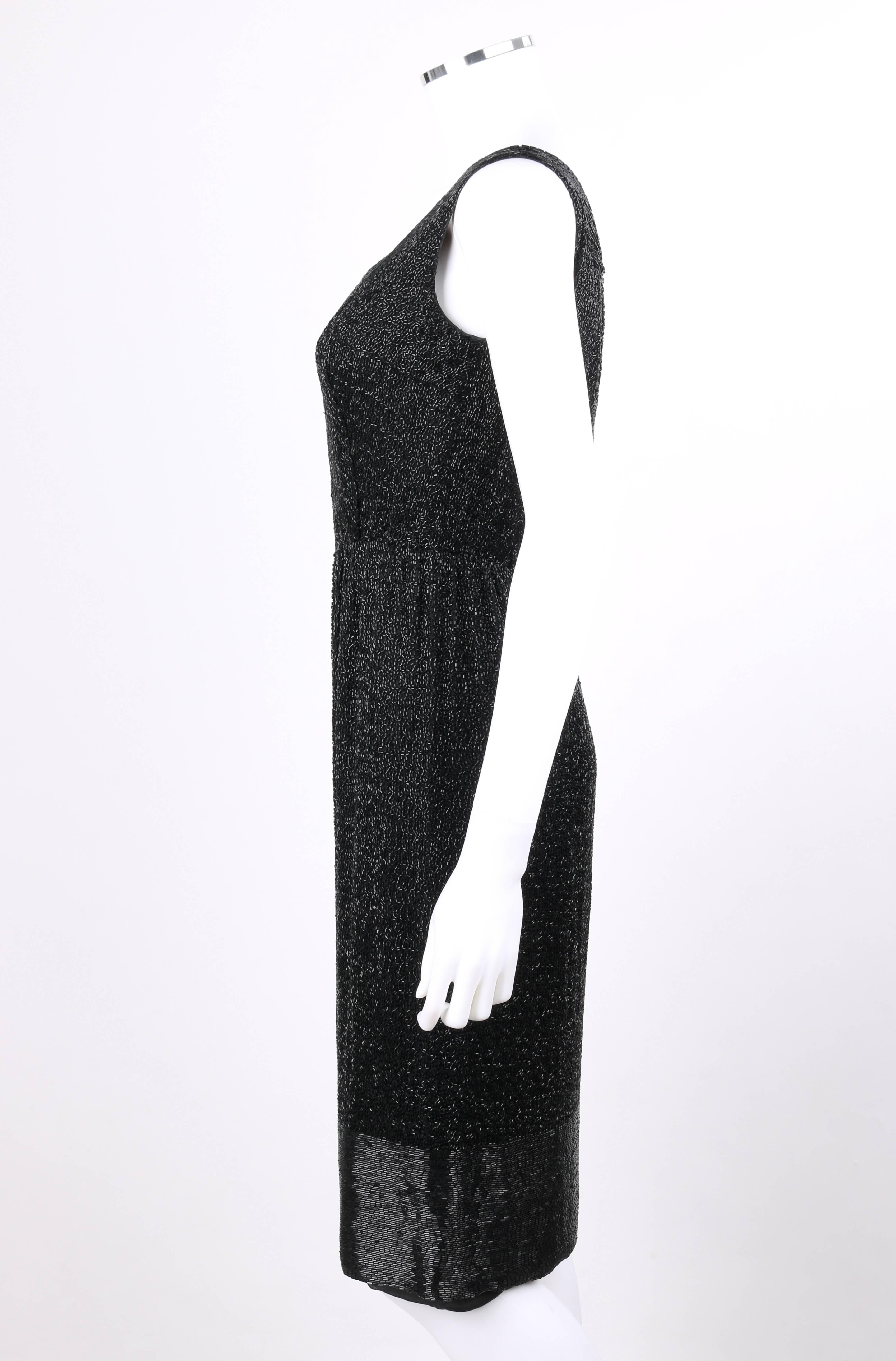 black 1960s dress