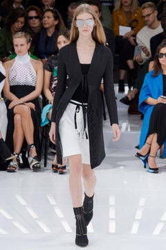 CHRISTIAN DIOR S/S 2015 - Lunettes de soleil aviateur « technologiques » avec lunette en miroir découpée