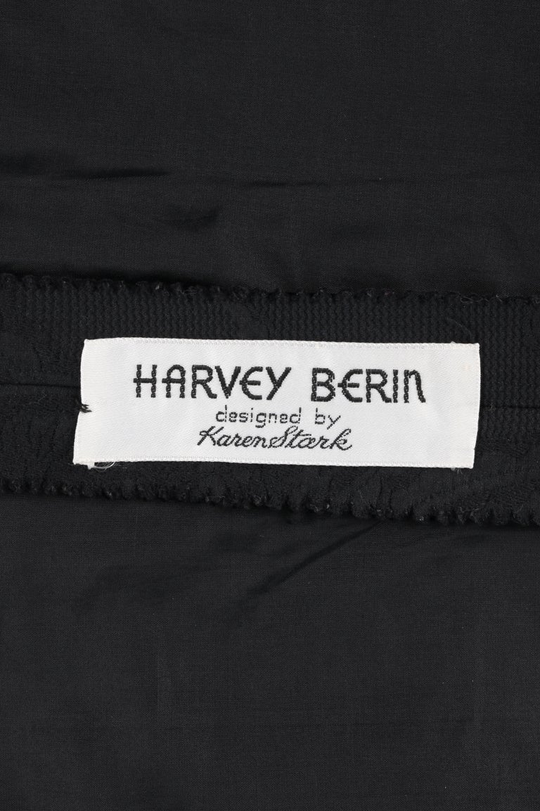 Women's HARVEY BERIN c.1960's 2 Pc Paisley Jacquard Jacket Illusion Top Dress Suit Set For Sale