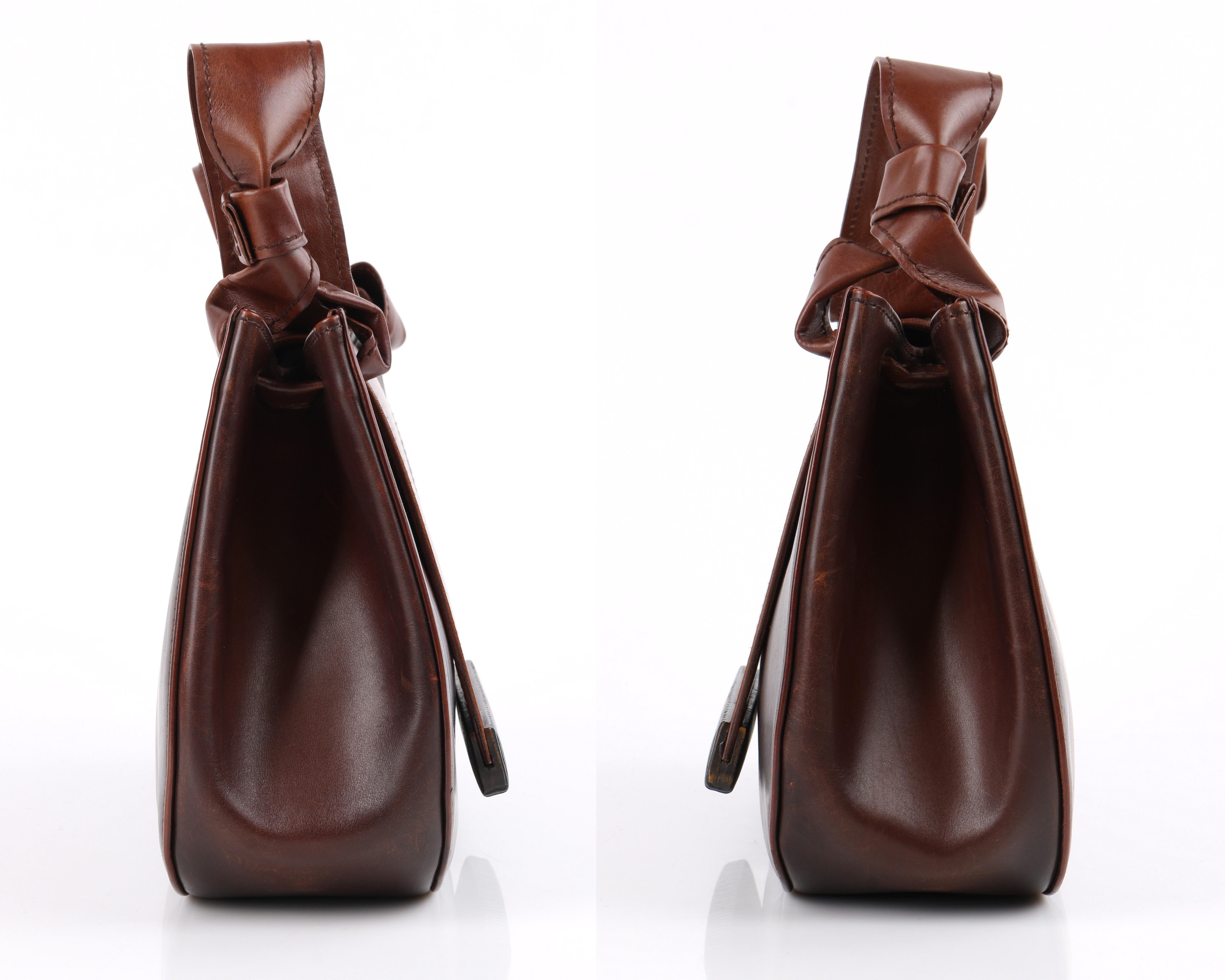gucci brown leather purse