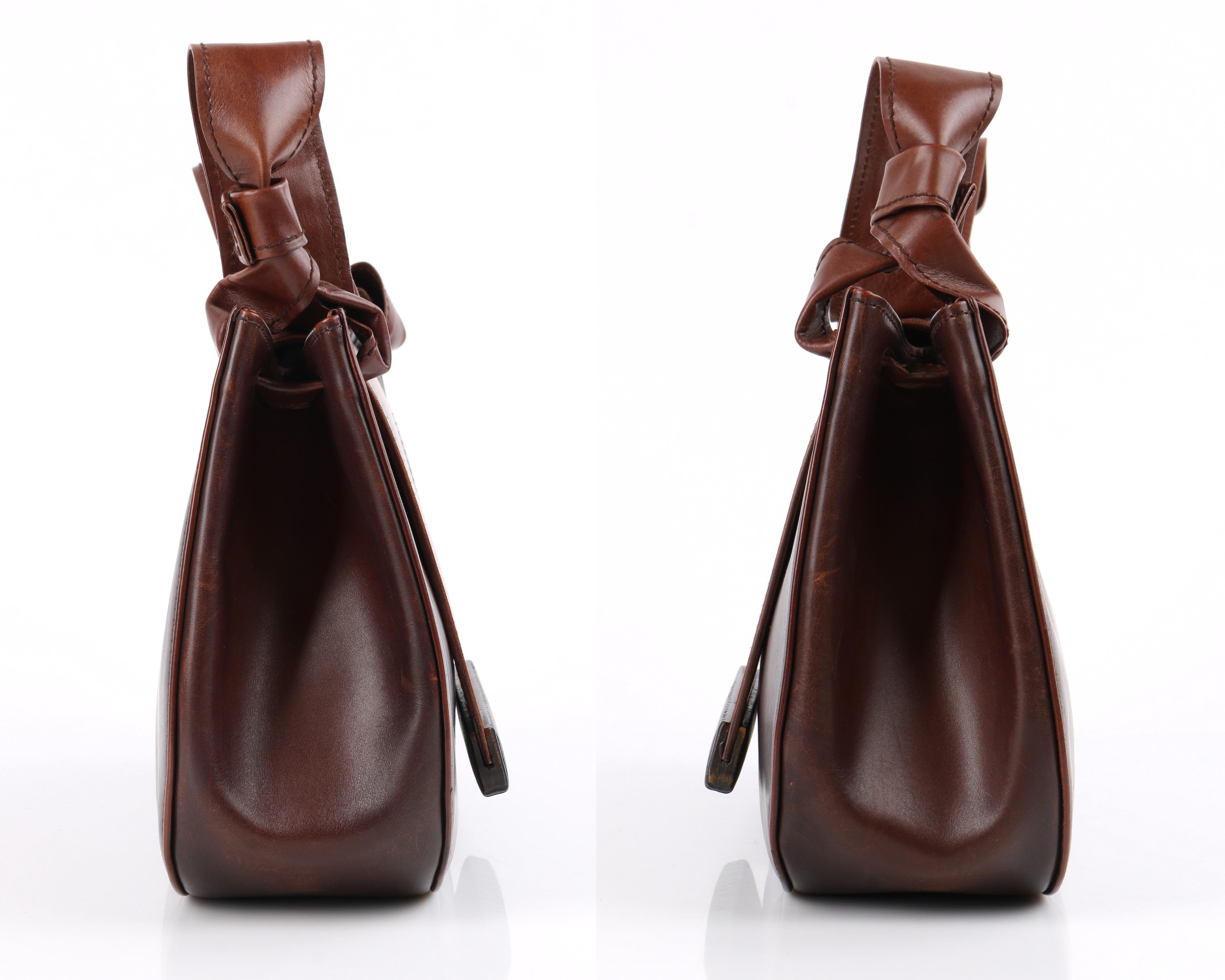 gucci brown leather purse