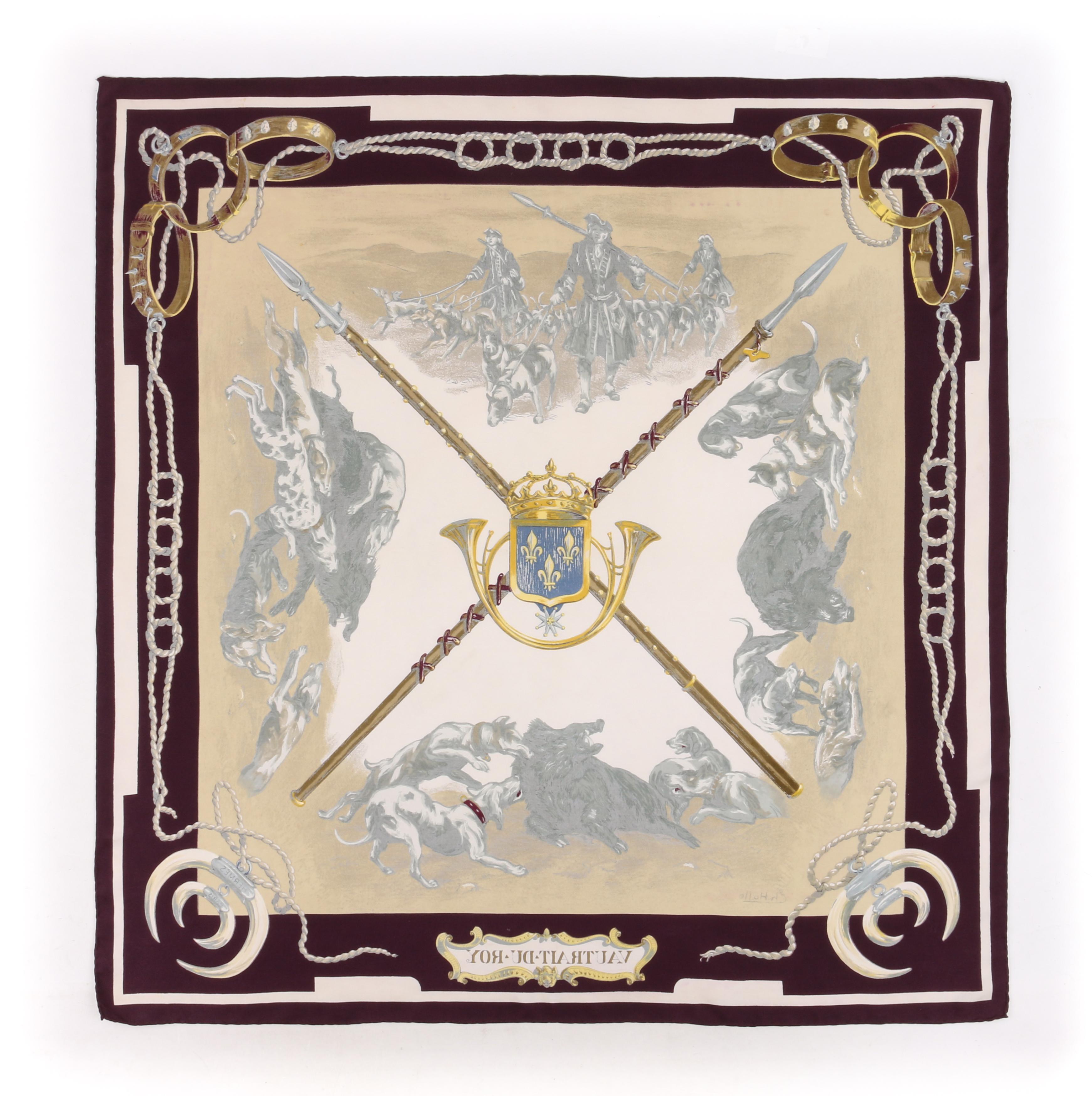hermes dog scarf