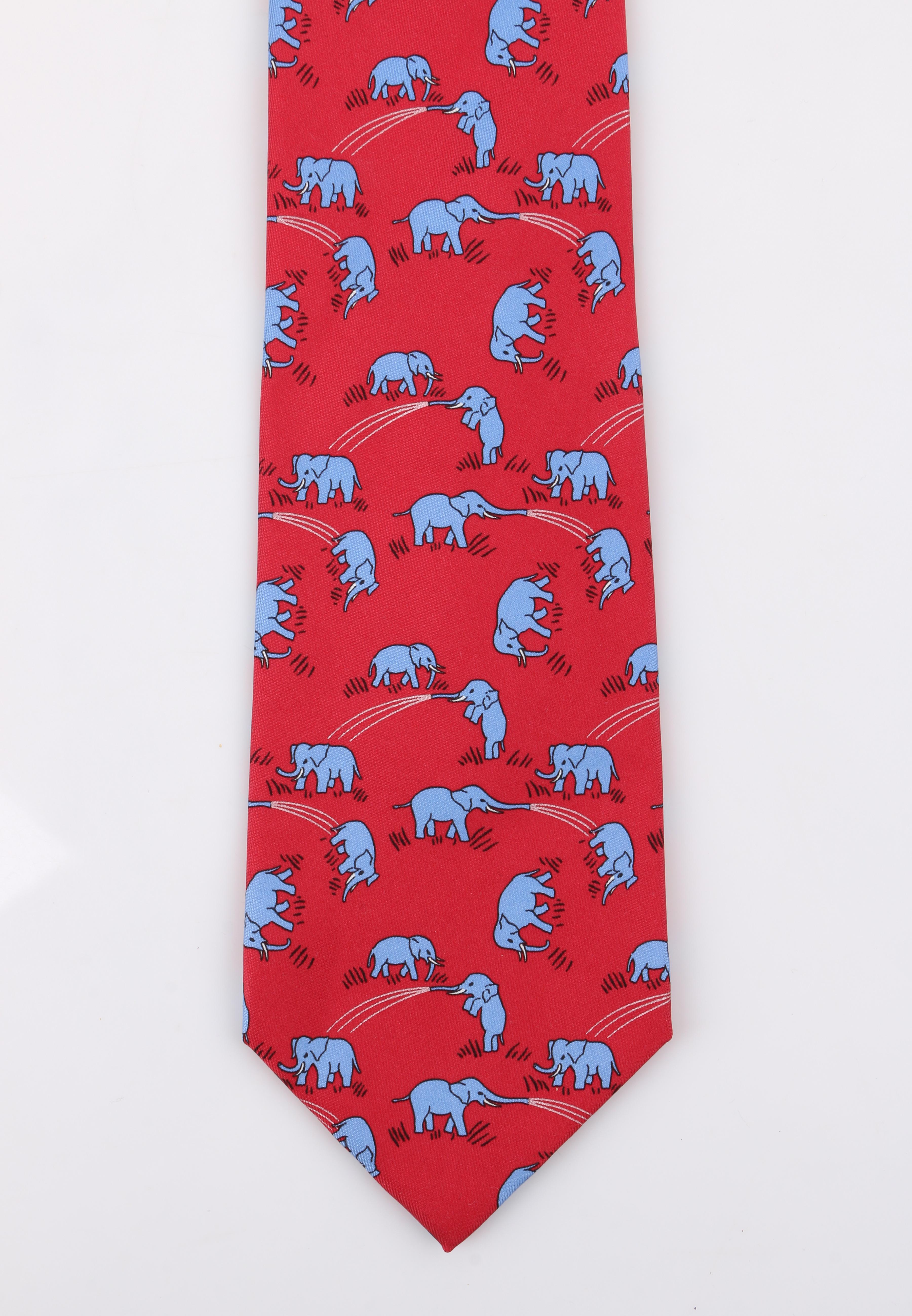 hermes tie elephant