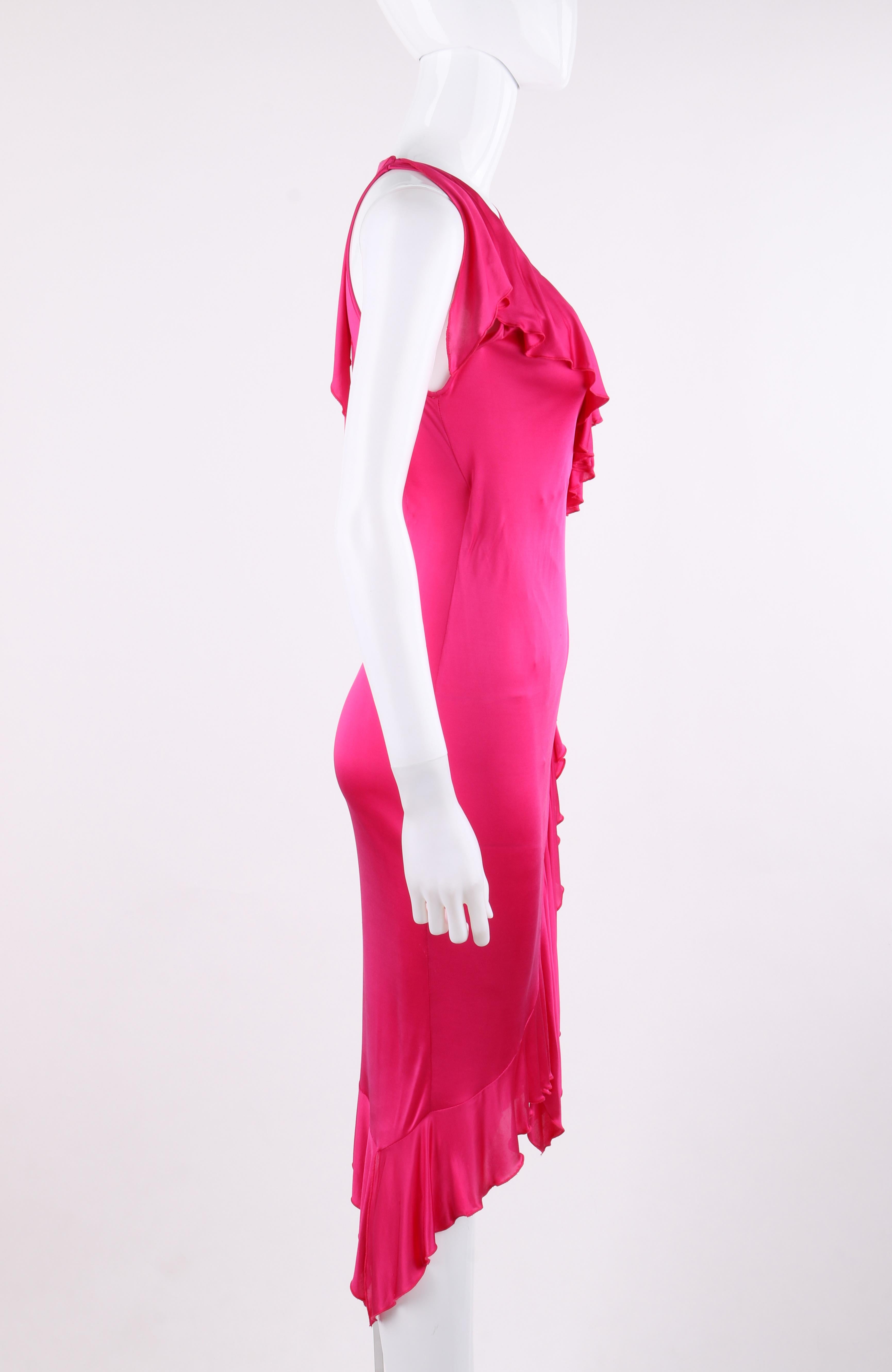 hot pink versace dress