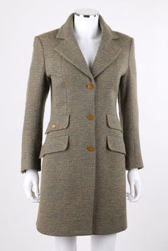 VIVIENNE WESTWOOD Red Label S/S 1999 Tweed Wool Tailored Princess Coat Jacket