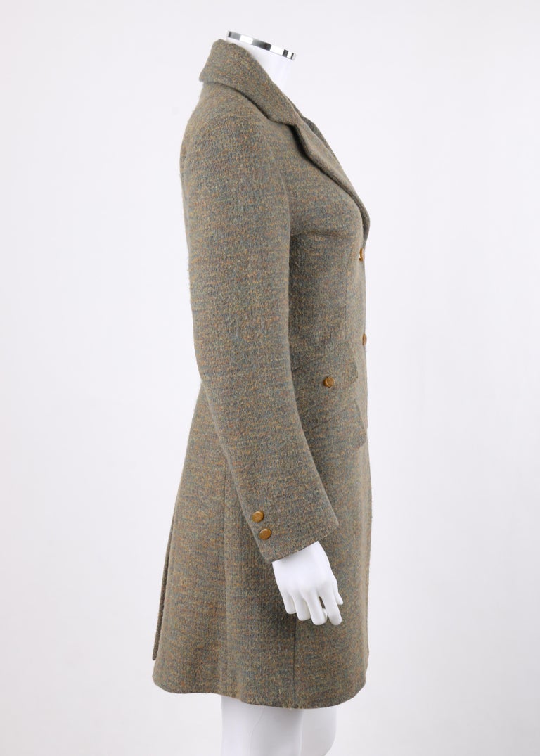 VIVIENNE WESTWOOD Red Label S/S 1999 Tweed Wool Tailored Princess Coat