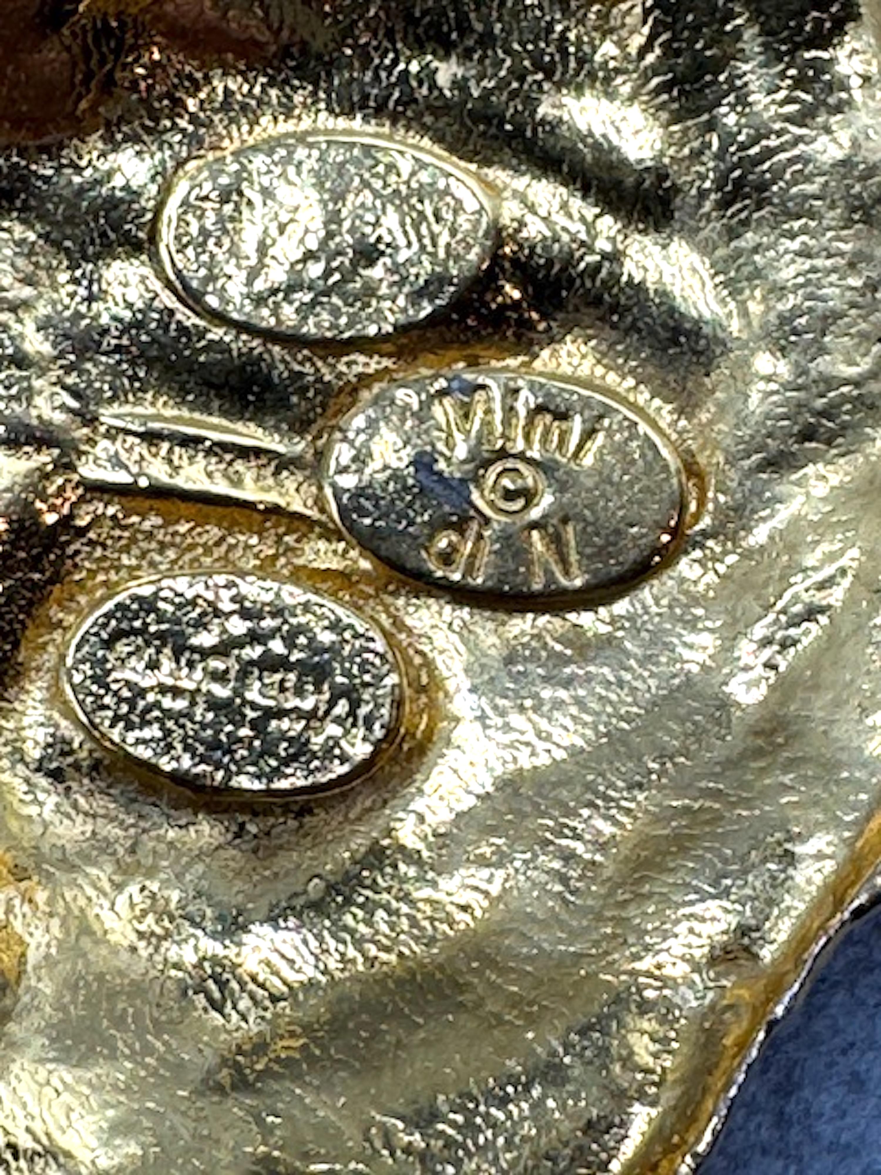 Collana con ciondolo a forma di rana in oro Mimi di Niscemi 1971 in vendita 5