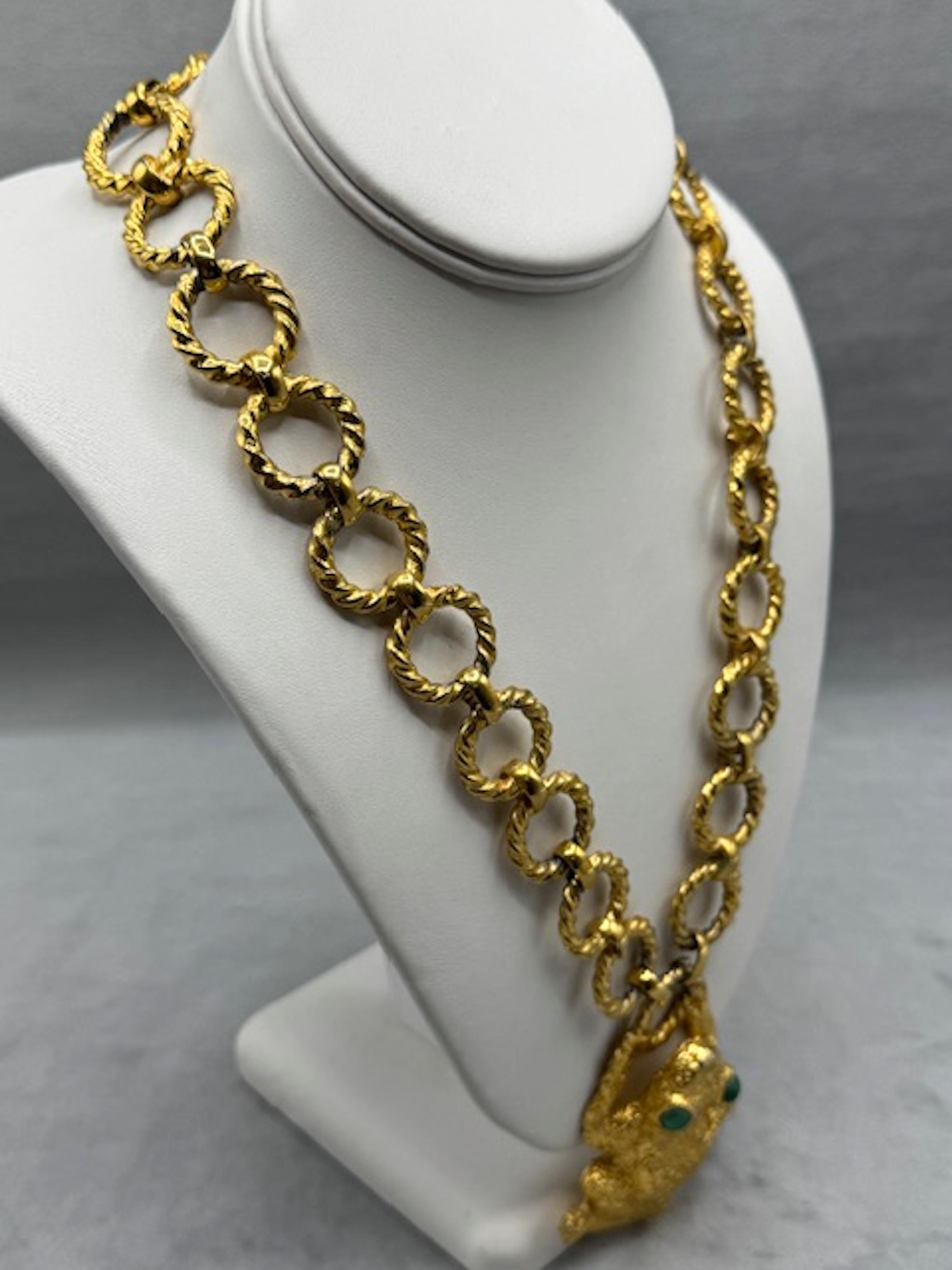 Collana con ciondolo a forma di rana in oro Mimi di Niscemi 1971 in vendita 10