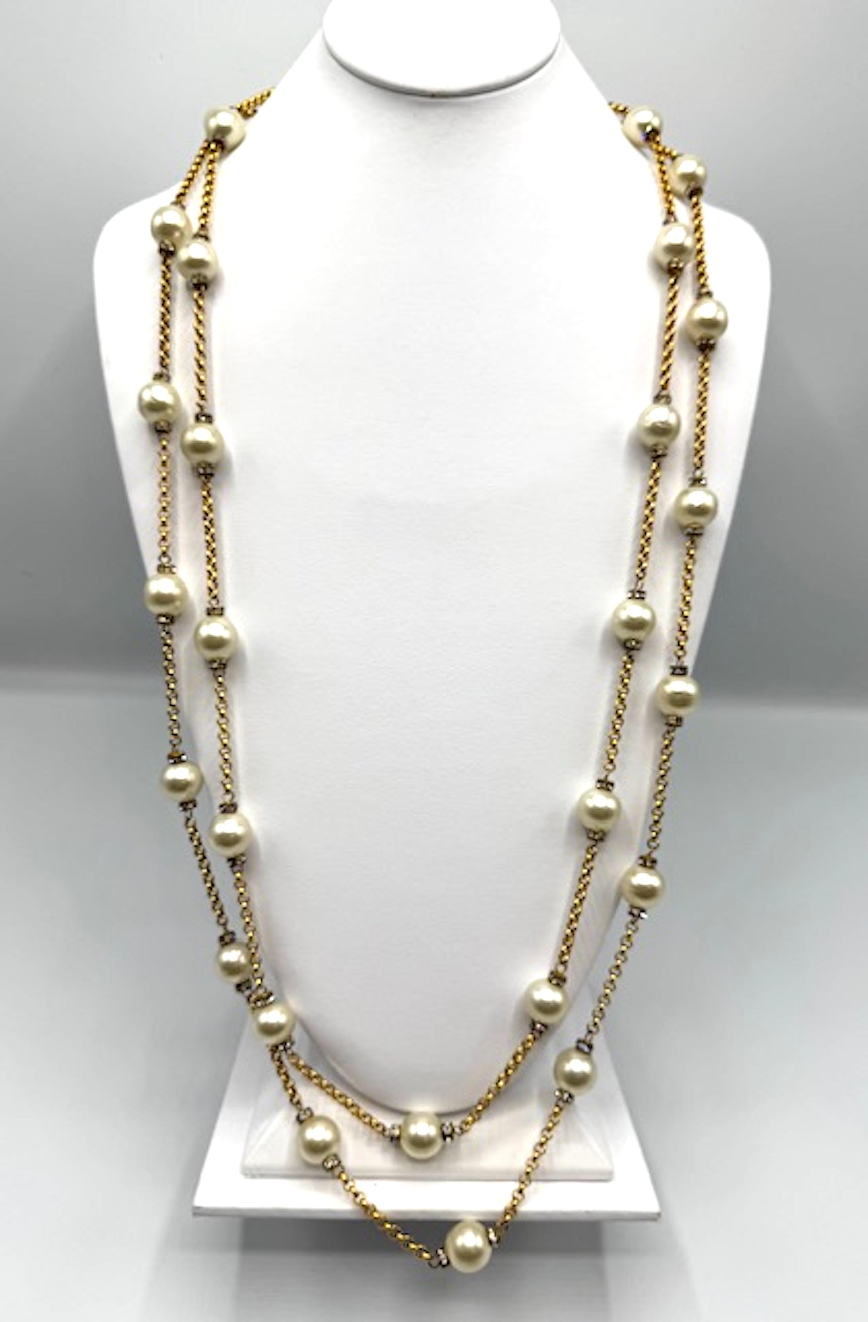 Collana Chanel lunga 72