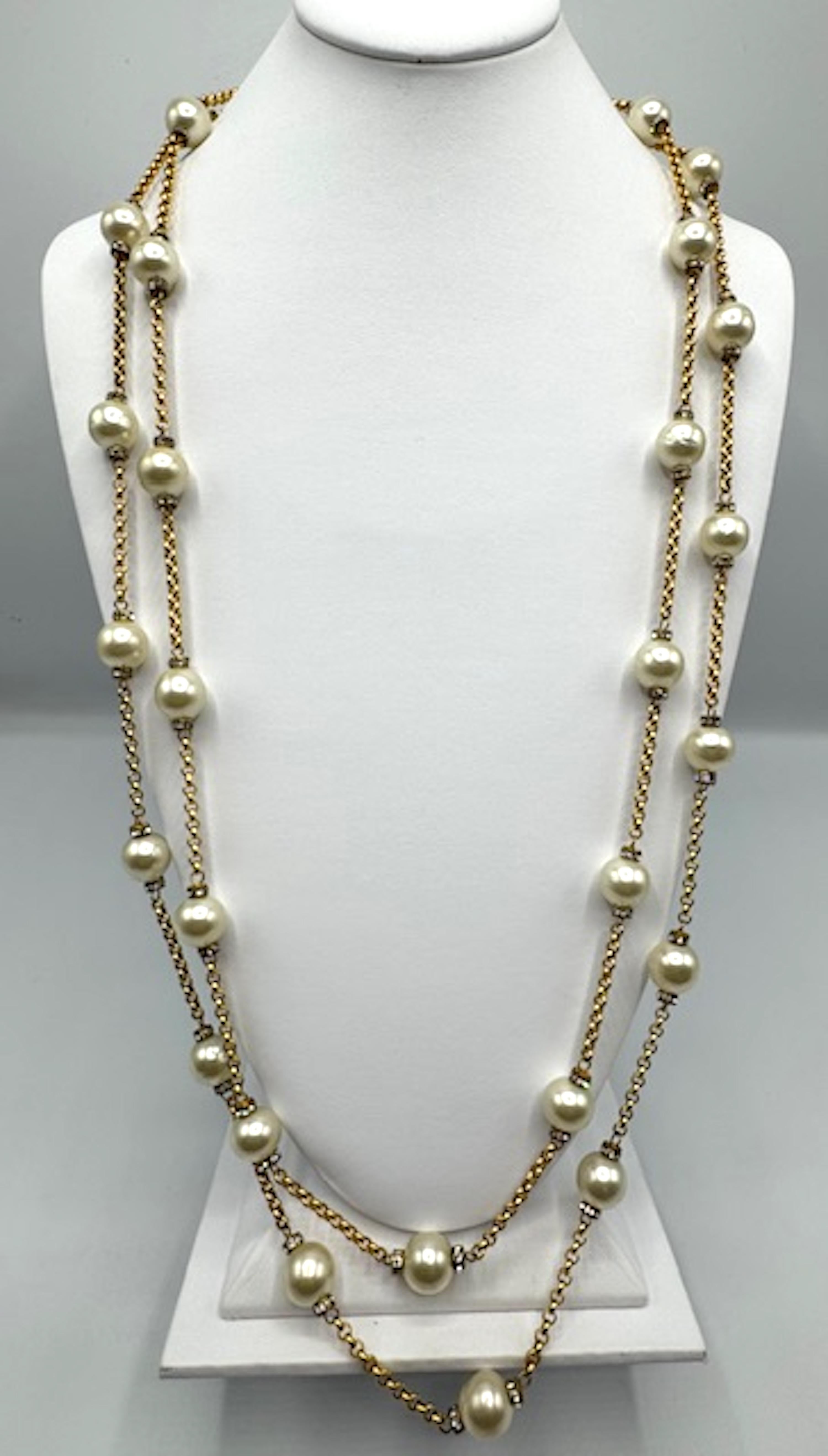 Collana Chanel lunga 72