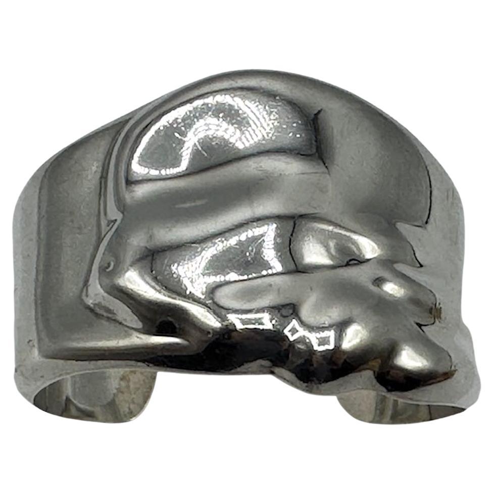 Tiffany 1982  Polsino "Aquarius" in argento sterling di Elsa Peretti