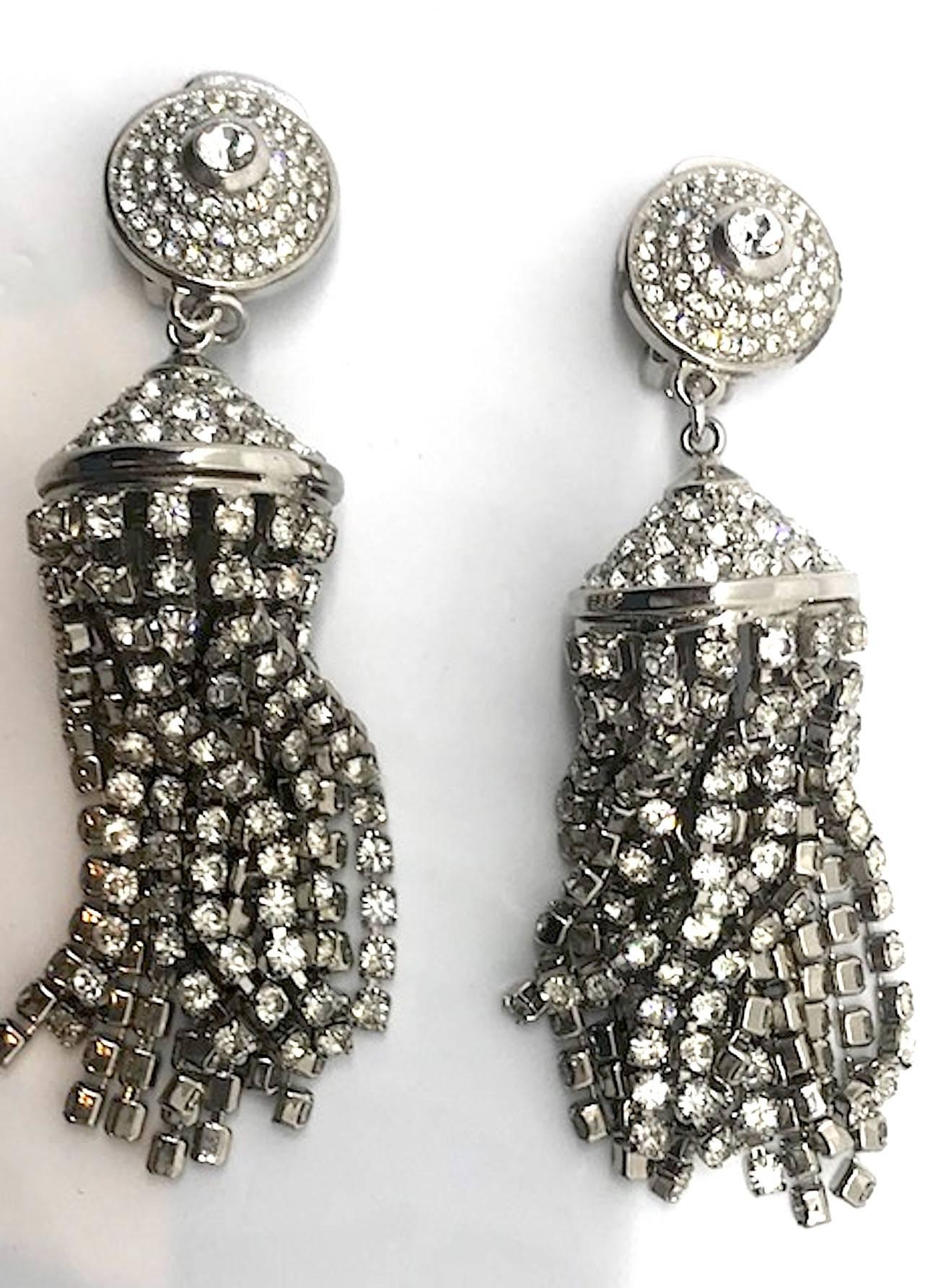 Impressive De LIguoro tassel earrings, actress Elsa Martinelli's collection 1