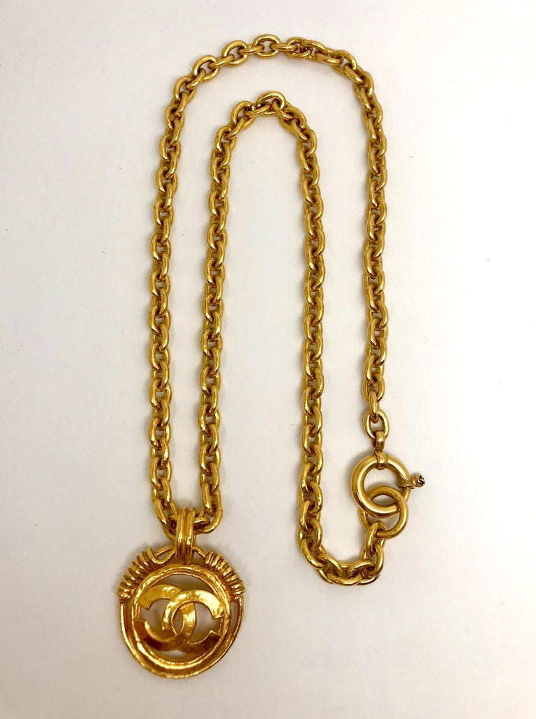 1994 CC logo long necklace
