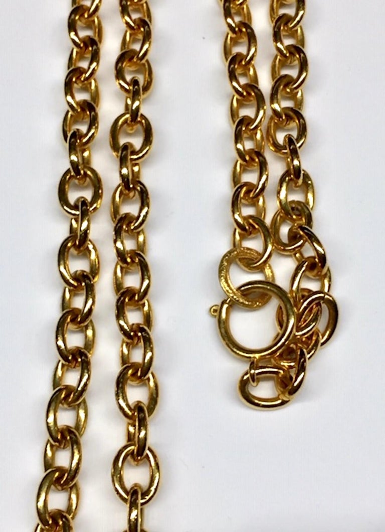 Chanel Large Pendant Necklace from the Spring 1993 Collection For Sale ...