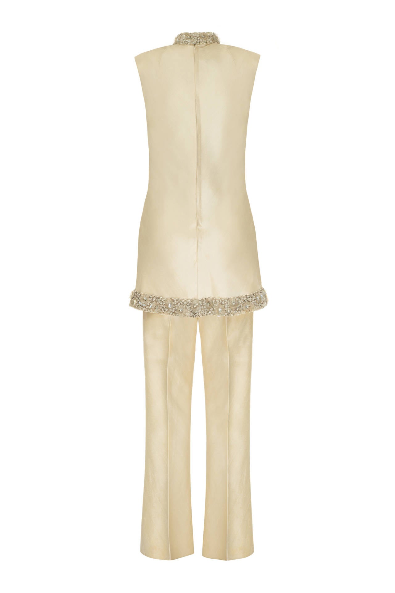 Women's 1960s Uli Richter Three Piece Silk Trouser Suit