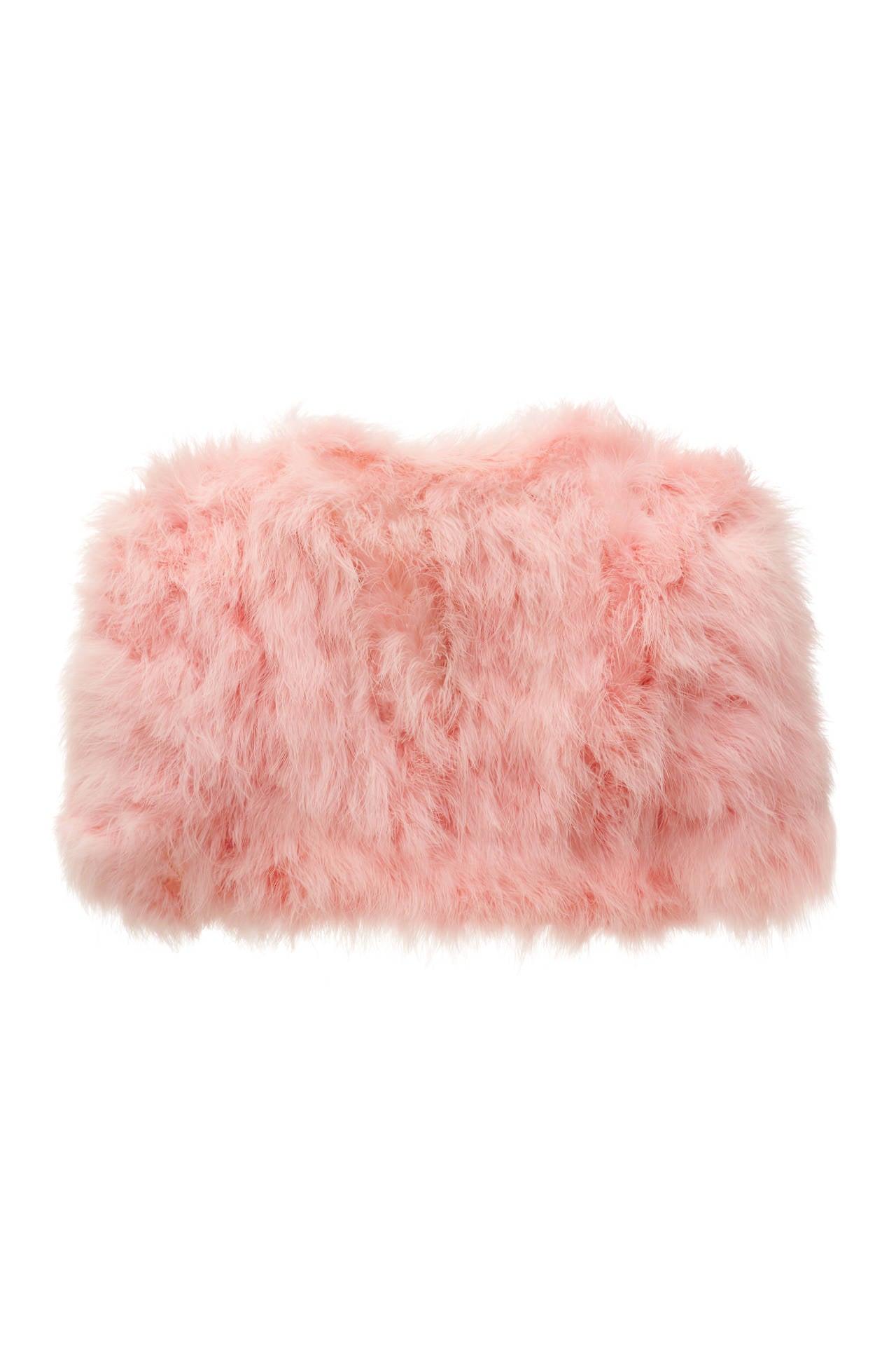 1950s Pink Maribou feather Bolero