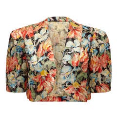 1930s Floral Lame Jacket 3