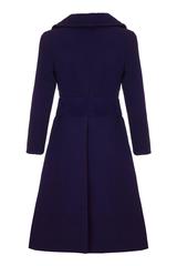 1960s Haute Couture Space Age Purple Wool Coat