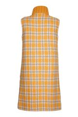 Rare Clive of London Couture Label 1960s Mod Wool Tweed Dress