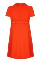 1960s Courrèges Red Wool Shift Dress