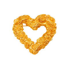 1980s Givenchy Heart Brooch 9
