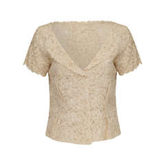 1940’s Cream Lace Blouse 2