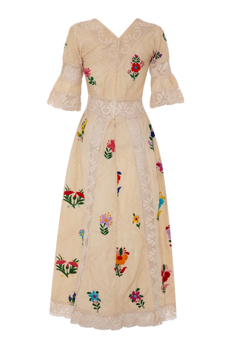 1970s Mexican Wedding Dress