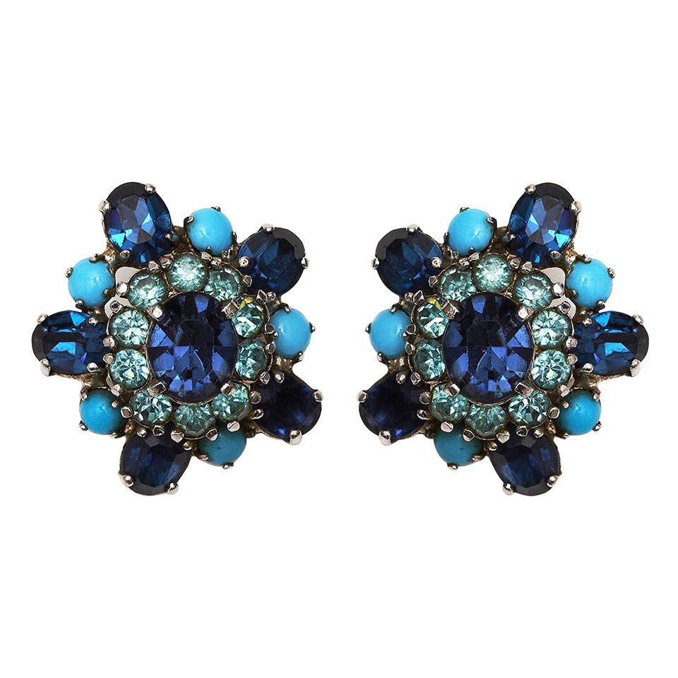 1950s Christian Dior Mitchel Maer Earrings