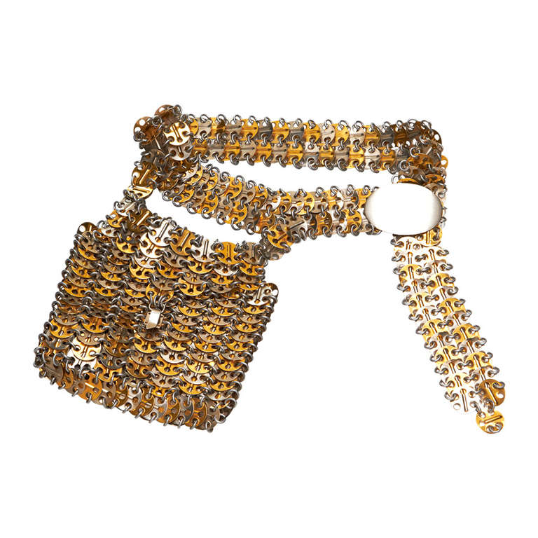 1960's Paco Rabanne belt with bag at 1stDibs | paco rabanne accessories, paco  rabanne 1960, paco rabanne belt bag