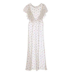Vintage 1930’s Polka Dot White Organza Lawn Dress