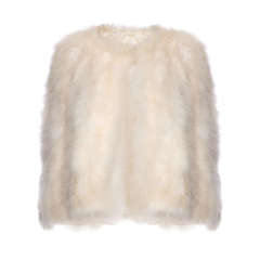 Vintage 1950’s Ivory Marabou Feather Cape
