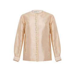 1960’s Mr Blackwell Ivory Silk jacket 7