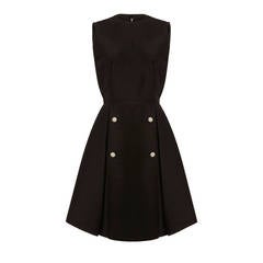 1960s I. Magnin Black Silk Dress 12