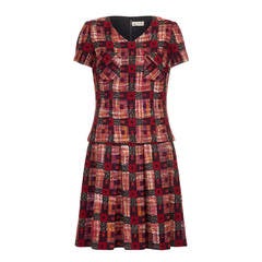 1960s Harrods Checked Fantasy "Chanel" Dress 8