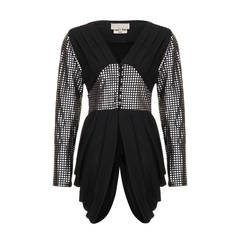 1980s Roots Silver and Black Top 3