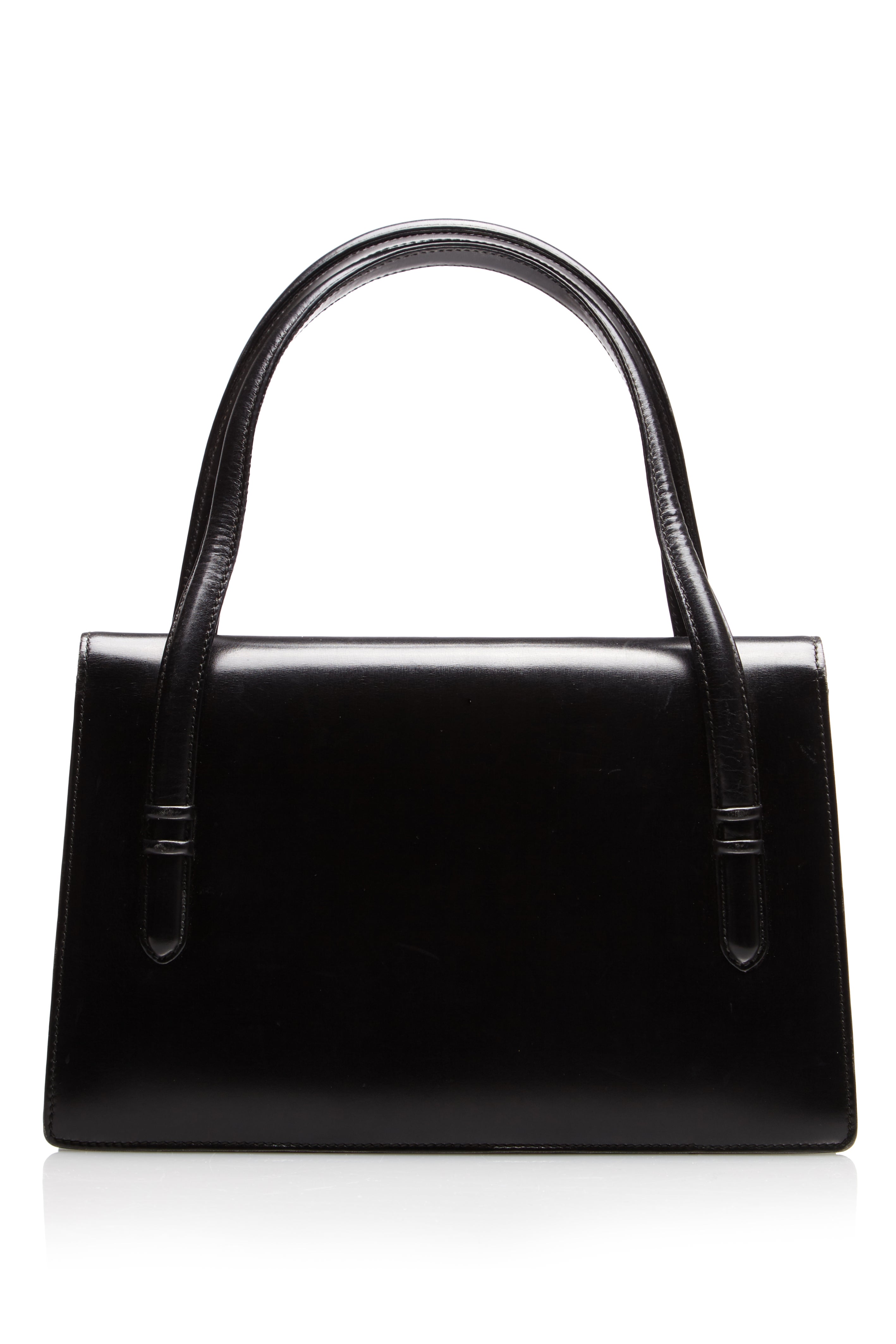 small black leather gucci purse
