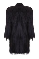 1940s Colobus Monkey Black Fur Coat